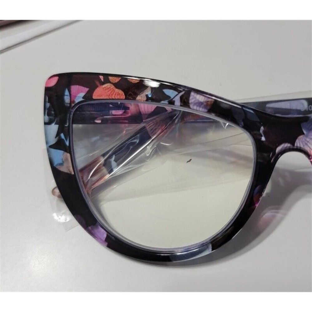 EyeKepper Purple Pink 1.5 Cat Eye Thick Reading Nerd Glasses 113261